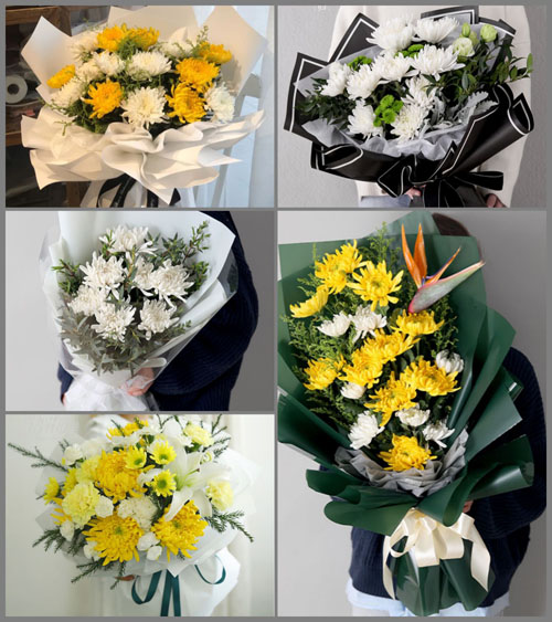 江西九江彭泽县杨梓镇白事花束代送